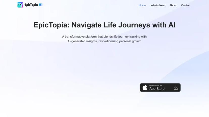 Screenshot of Navigate Life Journeys with AI