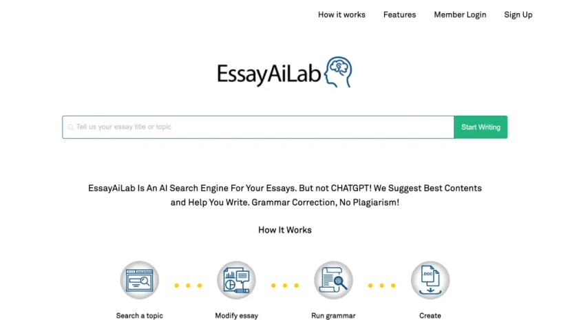 Screenshot of AIWriter - AI-Powered Content Writing Assistant