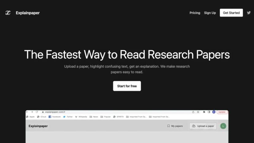 Screenshot of The Fastest Way to Read Research Papers