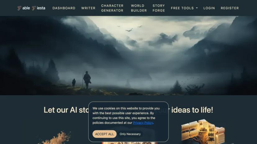 Screenshot of AI-Powered Story Generator & Creative Writing Assistant