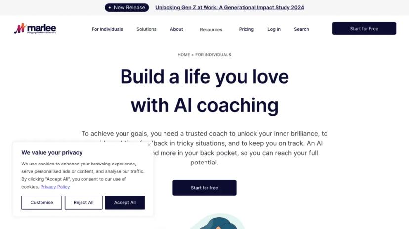 Screenshot of Build a Life You Love with AI Coaching