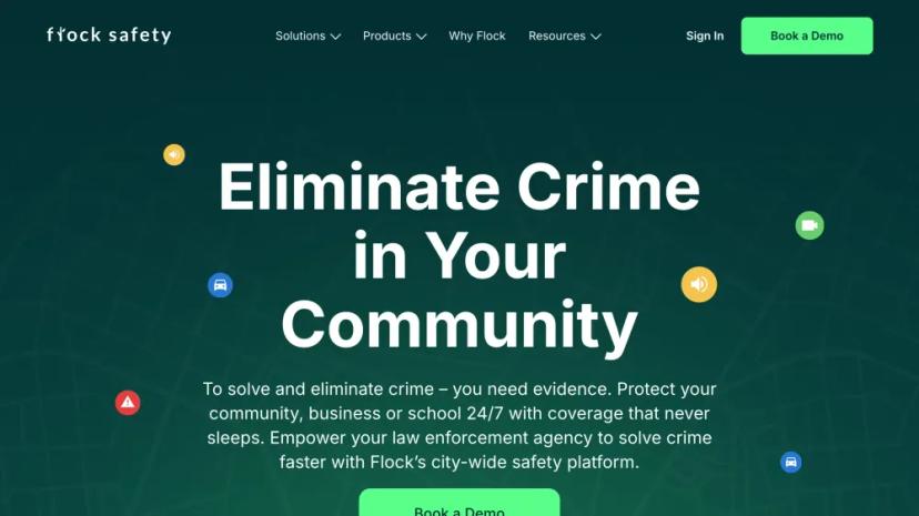 Screenshot of Community Safety Platform by Flock Safety