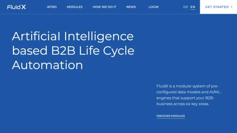 Screenshot of AI-Powered B2B Life Cycle Automation