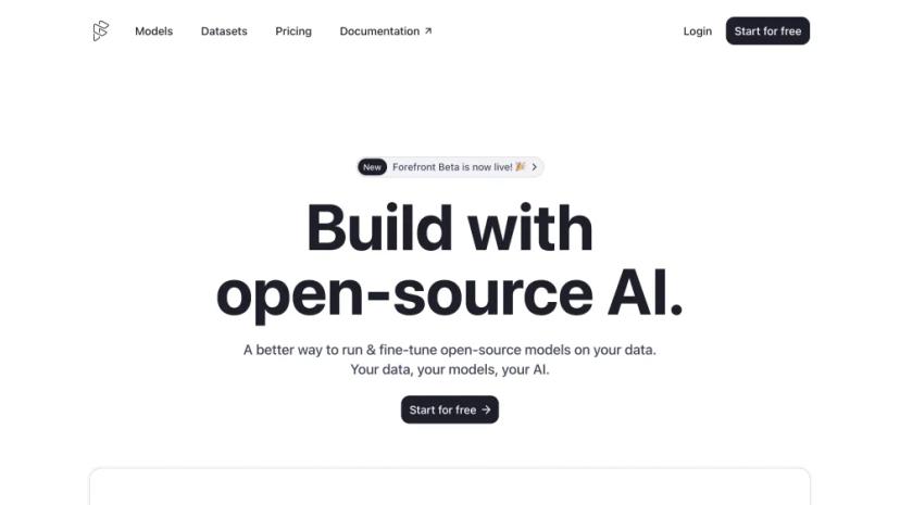 Screenshot of BUILD WITH OPEN-SOURCE AI