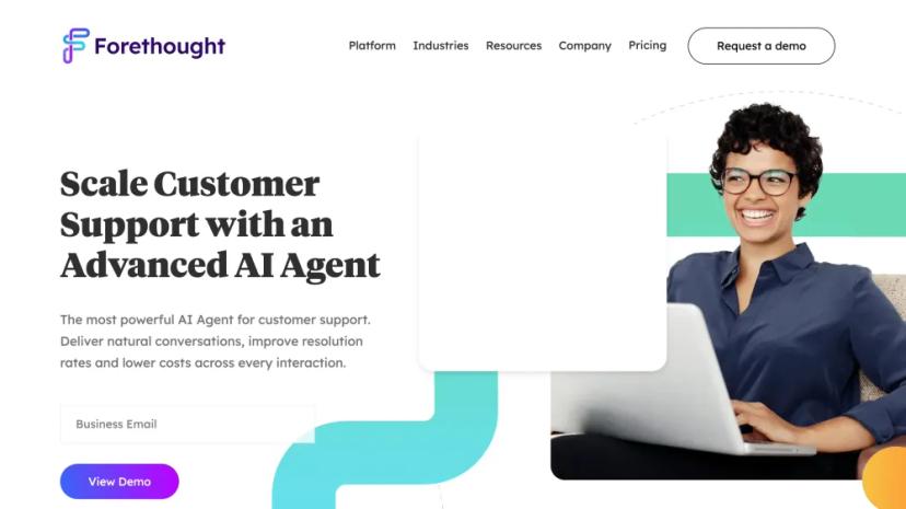 Screenshot of Advanced AI Agent for Customer Support