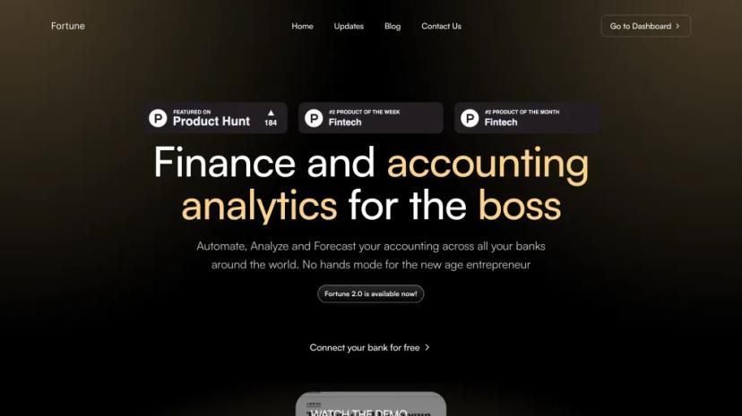 Screenshot of Automate, Analyze, and Forecast Your Financial Analytics