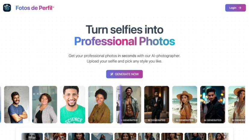 Screenshot of Turn Selfies into Professional Photos with AI Photographer