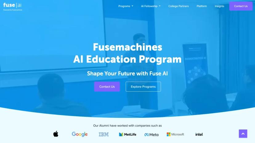 Screenshot of Fuse AI Education Program: Unlock Your AI Career Potential