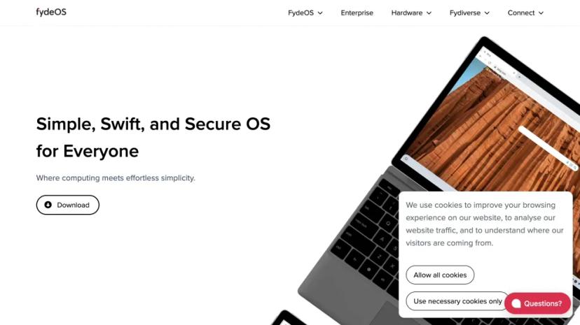 Screenshot of FydeOS: Simple, Swift, and Secure OS for Everyone