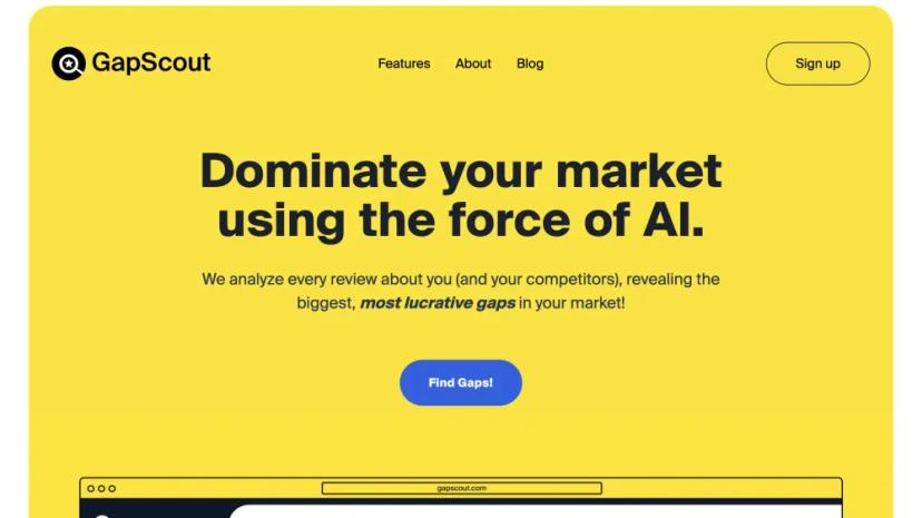 Screenshot of Maximize Market Potential with AI-Driven Insights