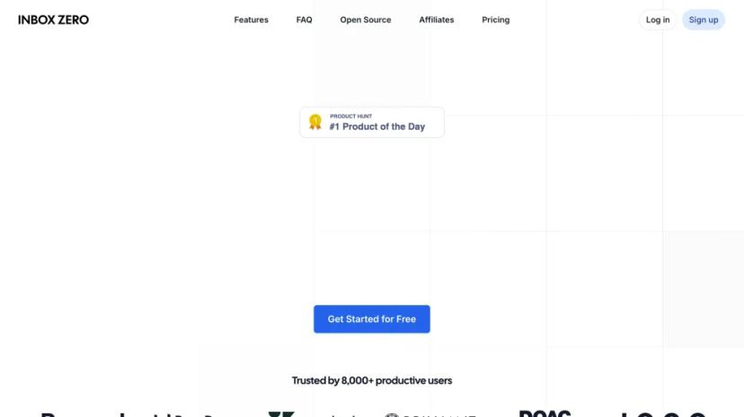 Screenshot of Automate Your Email with AI - Inbox Zero