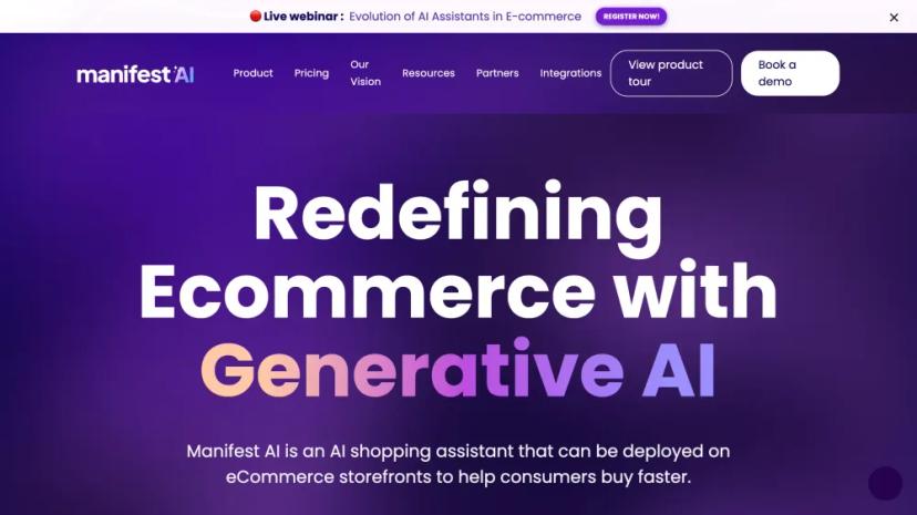 Screenshot of AI Shopping Assistant for E-commerce Stores