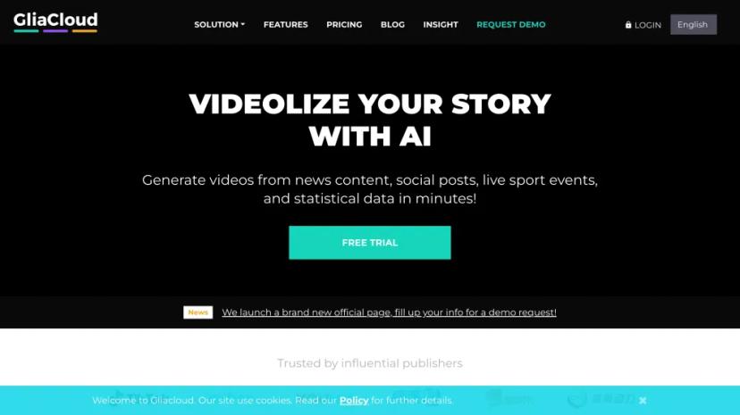 Screenshot of Automated Video Platform with AI Video Generation