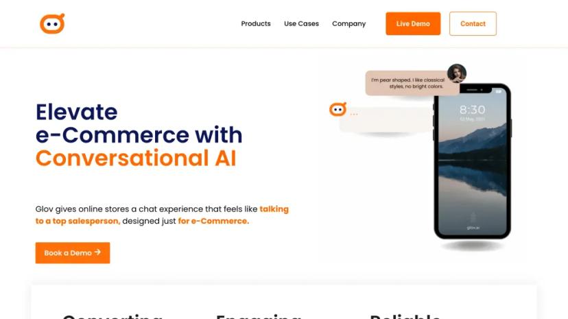 Screenshot of Elevate E-Commerce with Conversational AI