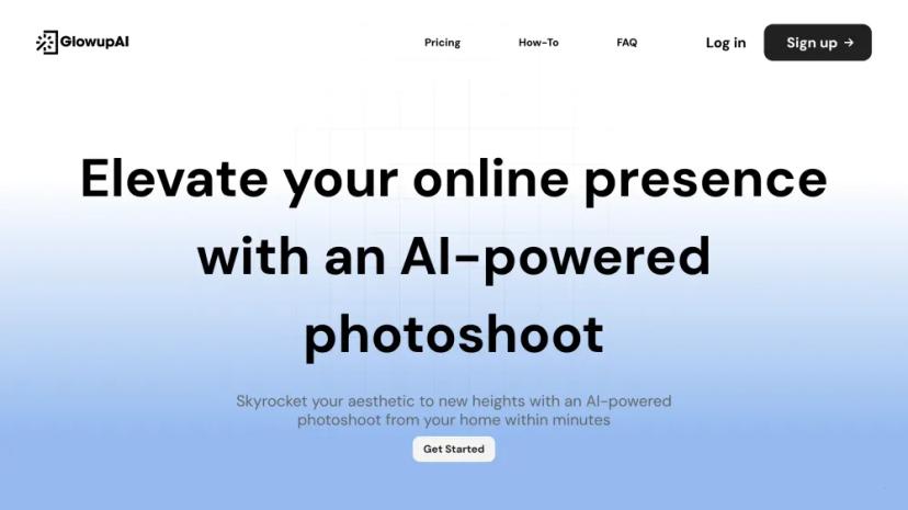 Screenshot of Elevate Your Online Presence with an AI-Powered Photoshoot