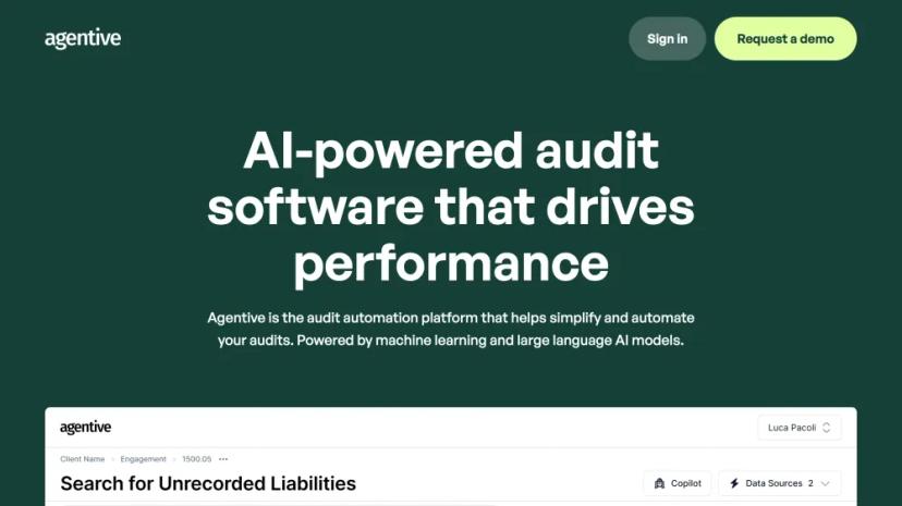 Screenshot of AI-Powered Audit Automation Platform