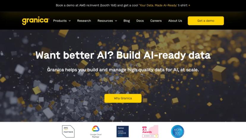 Screenshot of Granica: Build AI-Ready Data Efficiently and Safely