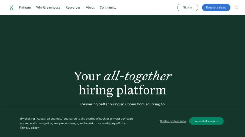 Screenshot of Your All-Together Hiring Platform