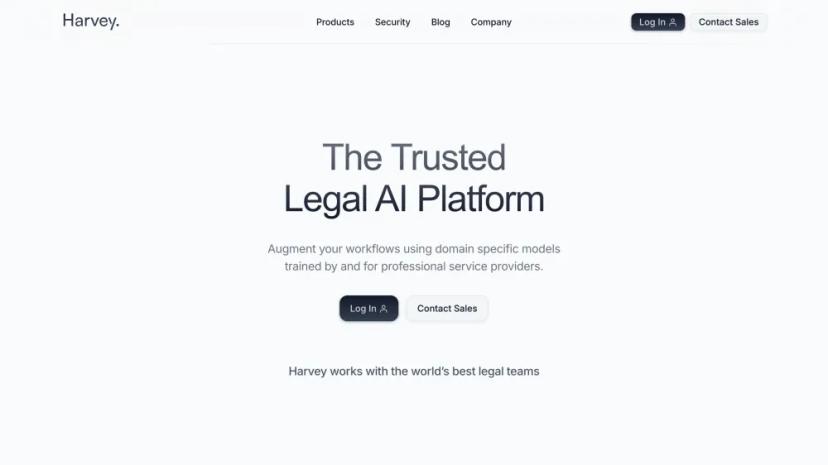 Screenshot of The Trusted Legal AI Platform