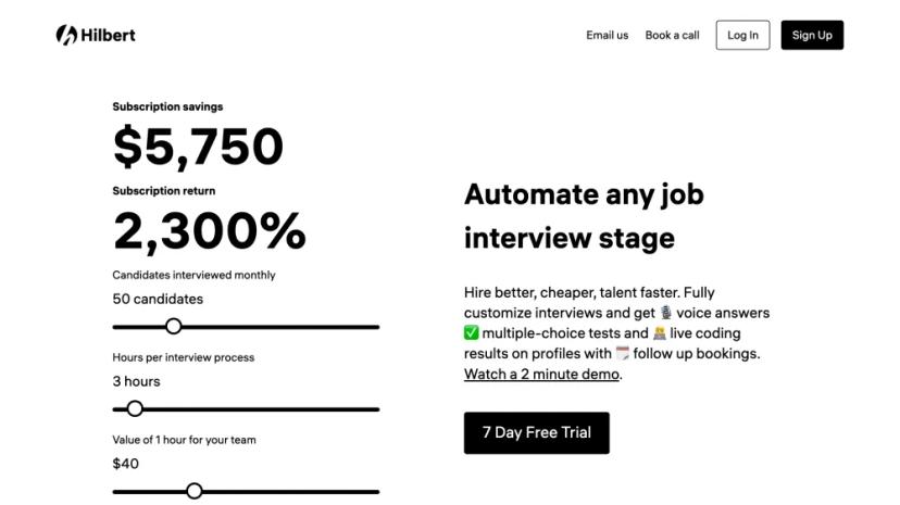 Screenshot of AI-Powered Candidate Screening and Interview Automation