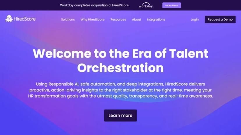 Screenshot of Talent Orchestration with Responsible AI