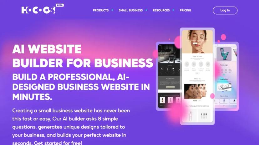 Screenshot of AI Website Builder for Business