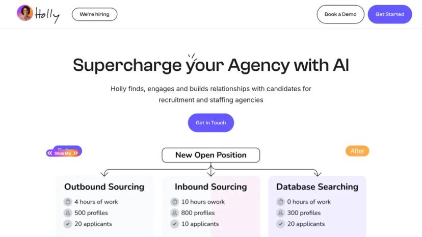 Screenshot of AI-Powered Talent Acquisition for Recruitment & Staffing Agencies