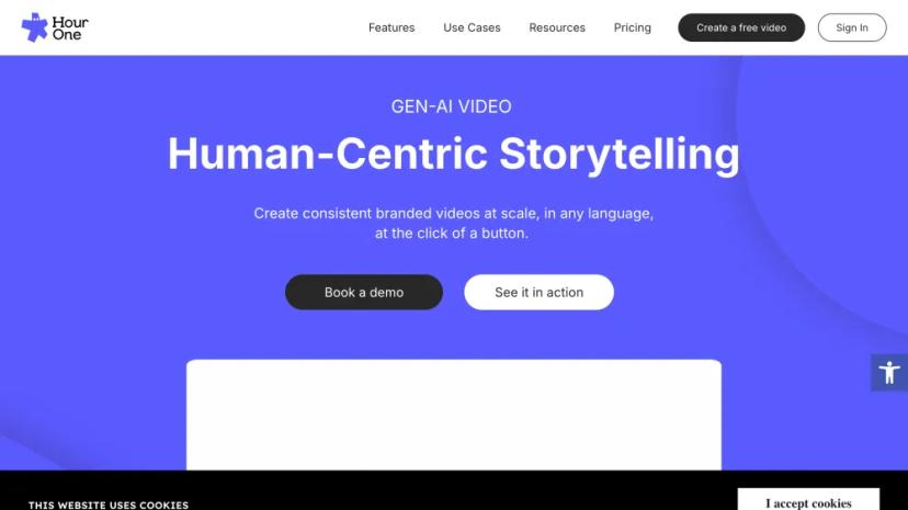 Screenshot of Gen-AI Video Human-Centric Storytelling