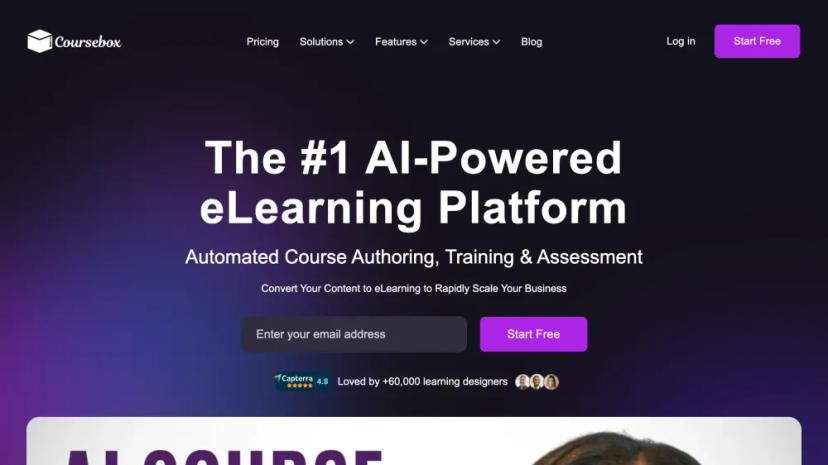 Screenshot of AI-Powered eLearning Platform