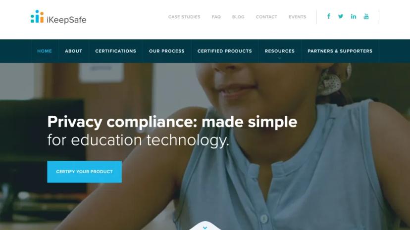 Screenshot of Privacy Compliance Certification for Educational Technology