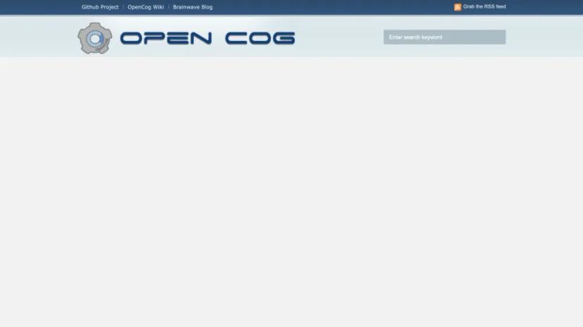 Screenshot of OpenCog Foundation: AI SaaS Landing Page