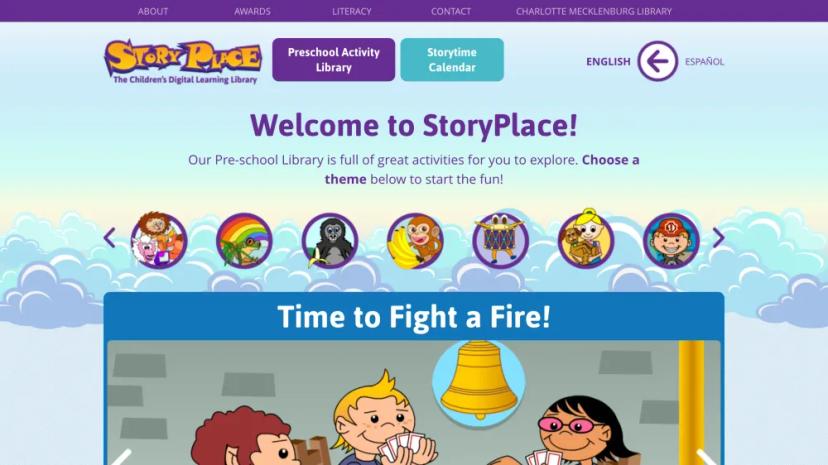 Screenshot of StoryPlace