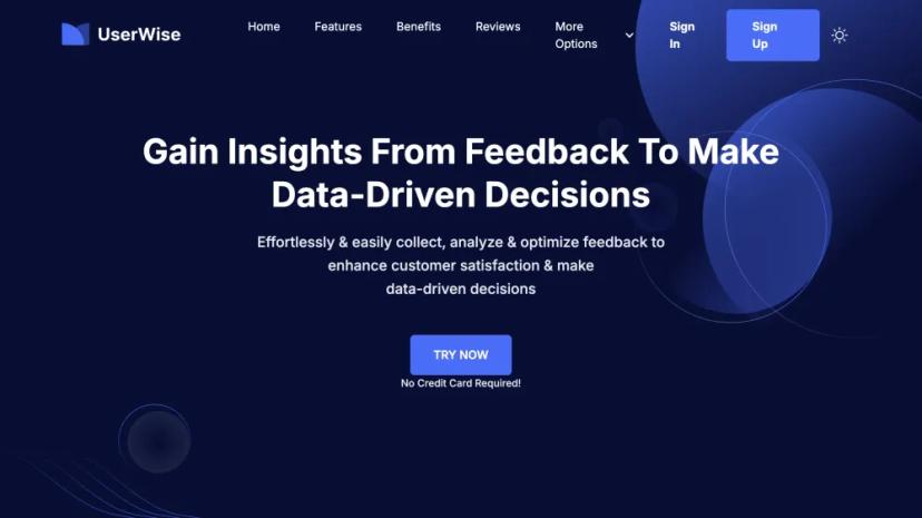 Screenshot of GAIN INSIGHTS FROM FEEDBACK TO MAKE DATA-DRIVEN DECISIONS