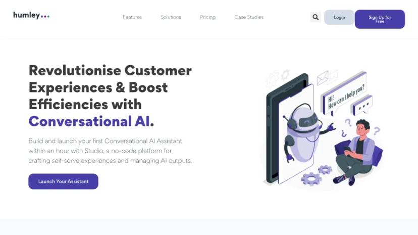 Screenshot of Revolutionize Customer Experiences with Studio Conversational AI Platform