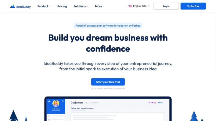 Screenshot of All-In-One AI-Powered Business Planning Software