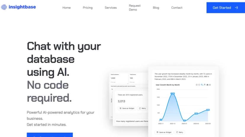 Screenshot of AI-Powered Analytics for Your Business