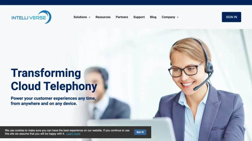 Screenshot of Transforming Cloud Telephony with AI-Powered Solutions