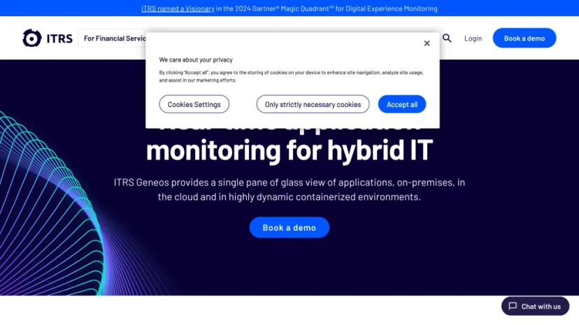 Screenshot of Real-Time Application Monitoring for Hybrid IT