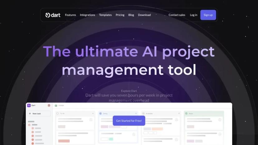 Screenshot of Dart – The Ultimate AI Project Management Tool