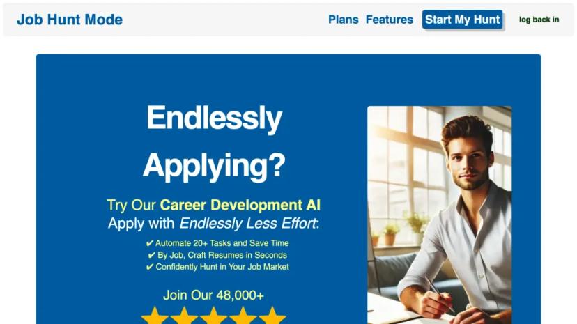 Screenshot of AI-Powered Career Development Platform