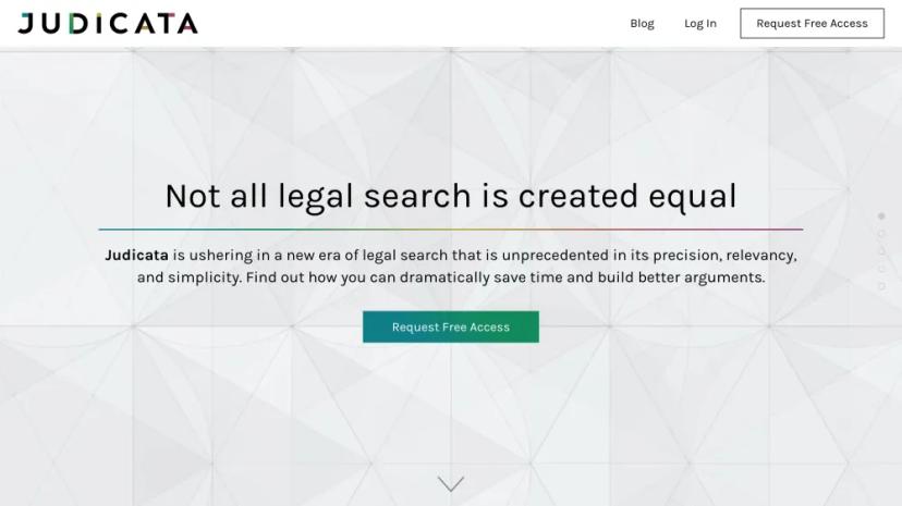 Screenshot of The Ultimate Legal Search Experience with Precision and Relevancy