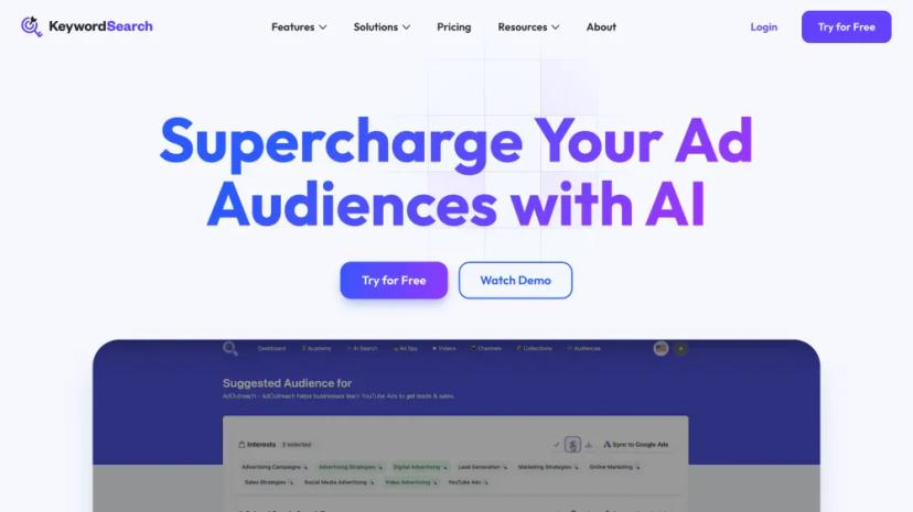 Screenshot of Supercharge Your Ad Audiences with AI