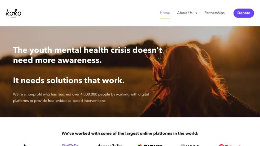 Screenshot of Youth Mental Health Crisis Intervention