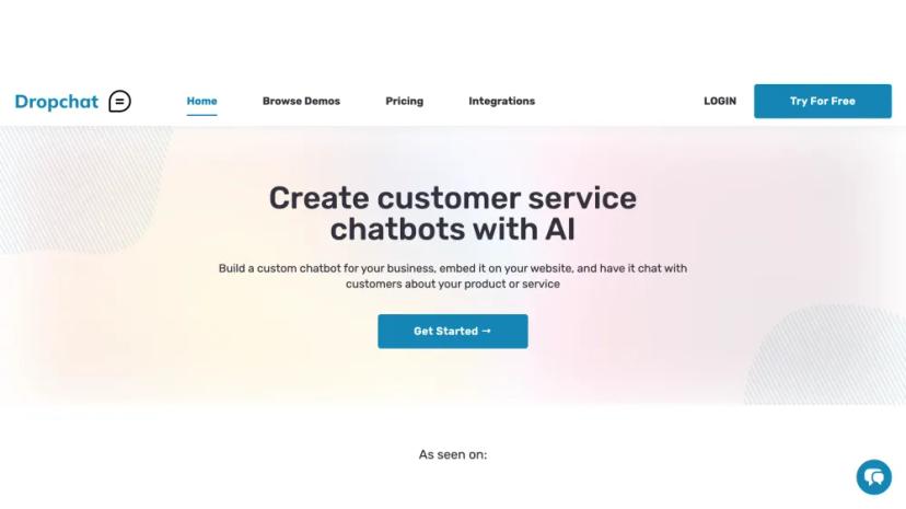 Screenshot of AI-Powered Chatbot Builder for Customer Service