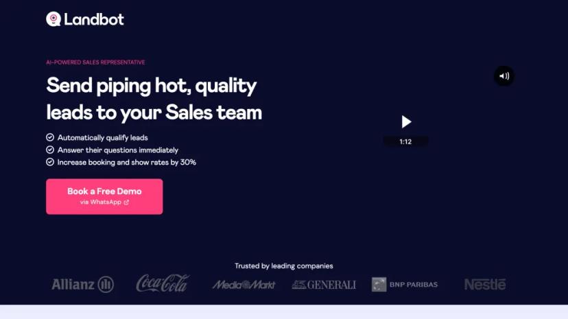 Screenshot of AI-Powered Sales Representative