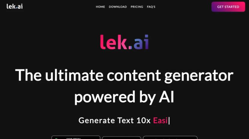 Screenshot of AI-Powered Content Generation