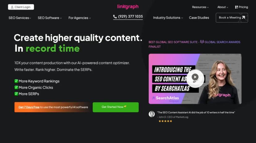 Screenshot of SEO Content Assistant | AI-Powered Content Optimization Tool