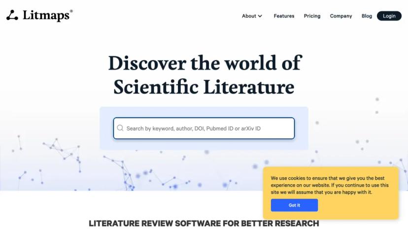 Screenshot of LITERATURE REVIEW SOFTWARE FOR BETTER RESEARCH