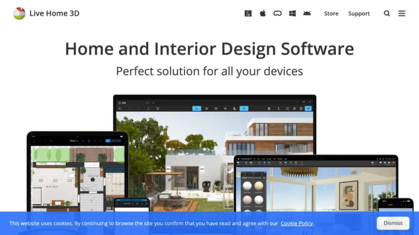 Screenshot of Home and Interior Design Software