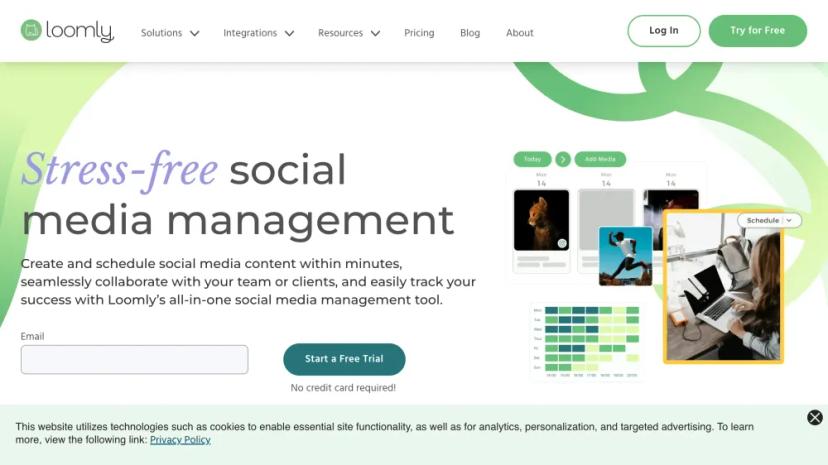 Screenshot of Social Media Management with AI-Powered Collaboration